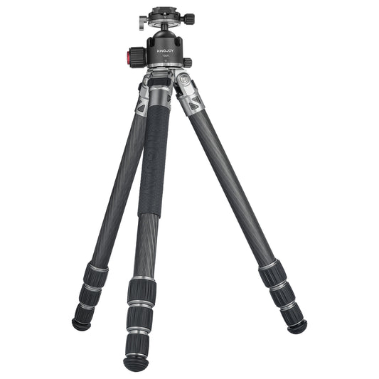 Kingjoy C83 carbon fiber tripod-4 section, 54in, 3.9lbs, without center column